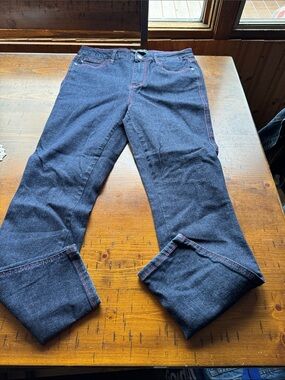 Judy blue Dark Blue Jeans with Red Stitching size 9